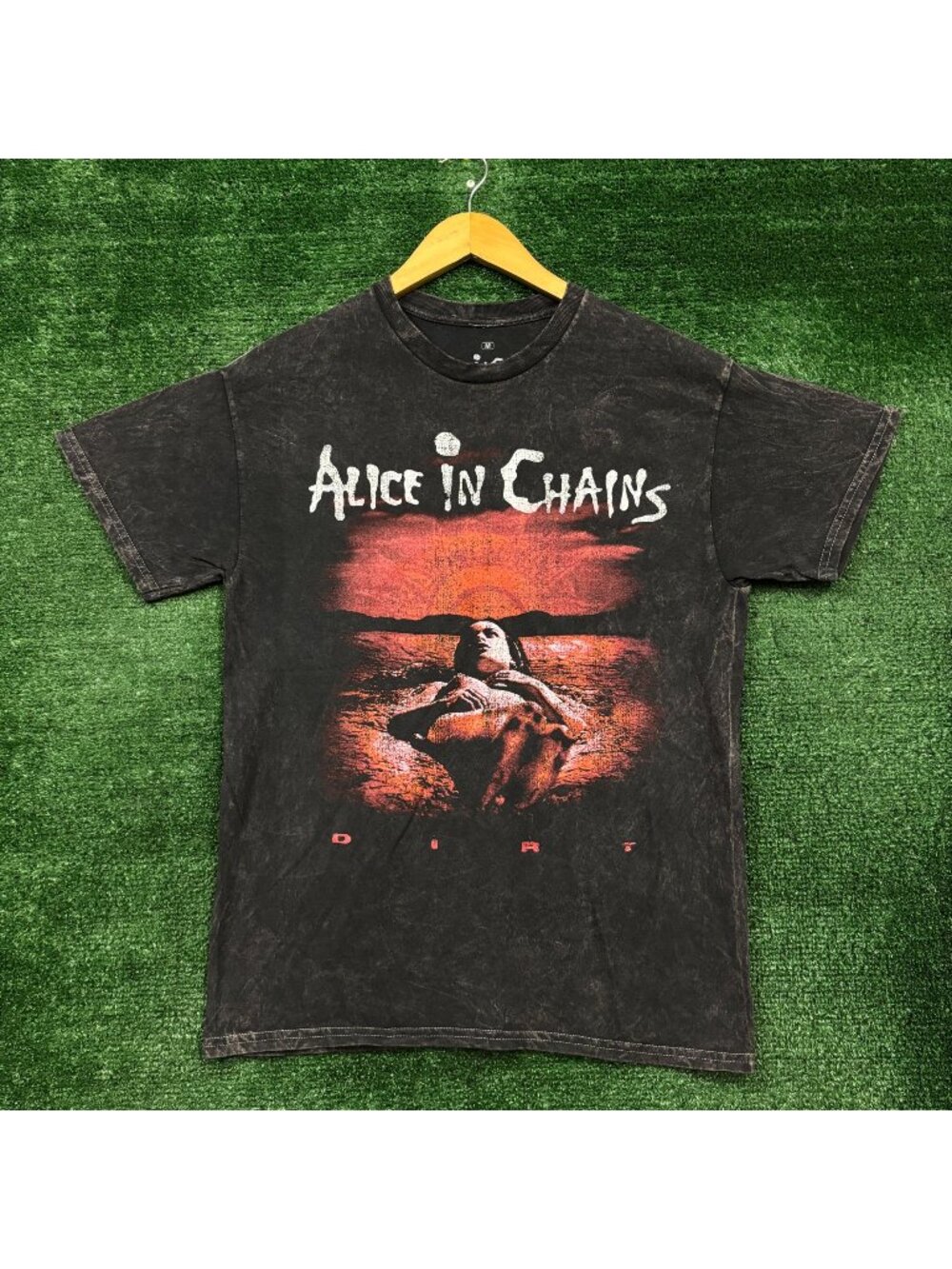 Alice In Chains Dirt Est 1987 Heavy Metal Band Mineral Wash T-Shirt Medium
